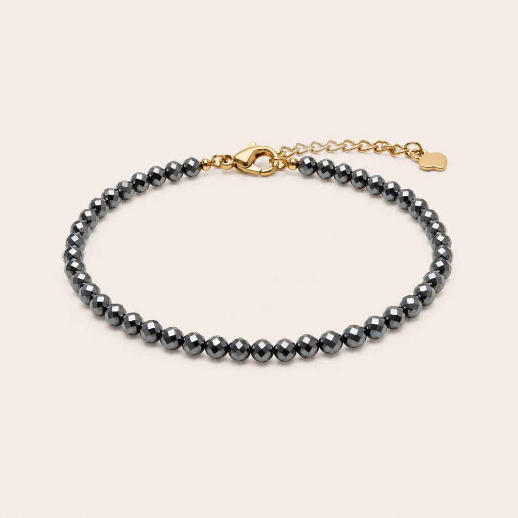 Naturstein Armband Anthrazit (Hämatit) – Hauptbild