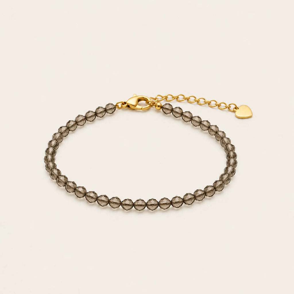 Naturstein Armband Rauchgrau – Hauptbild