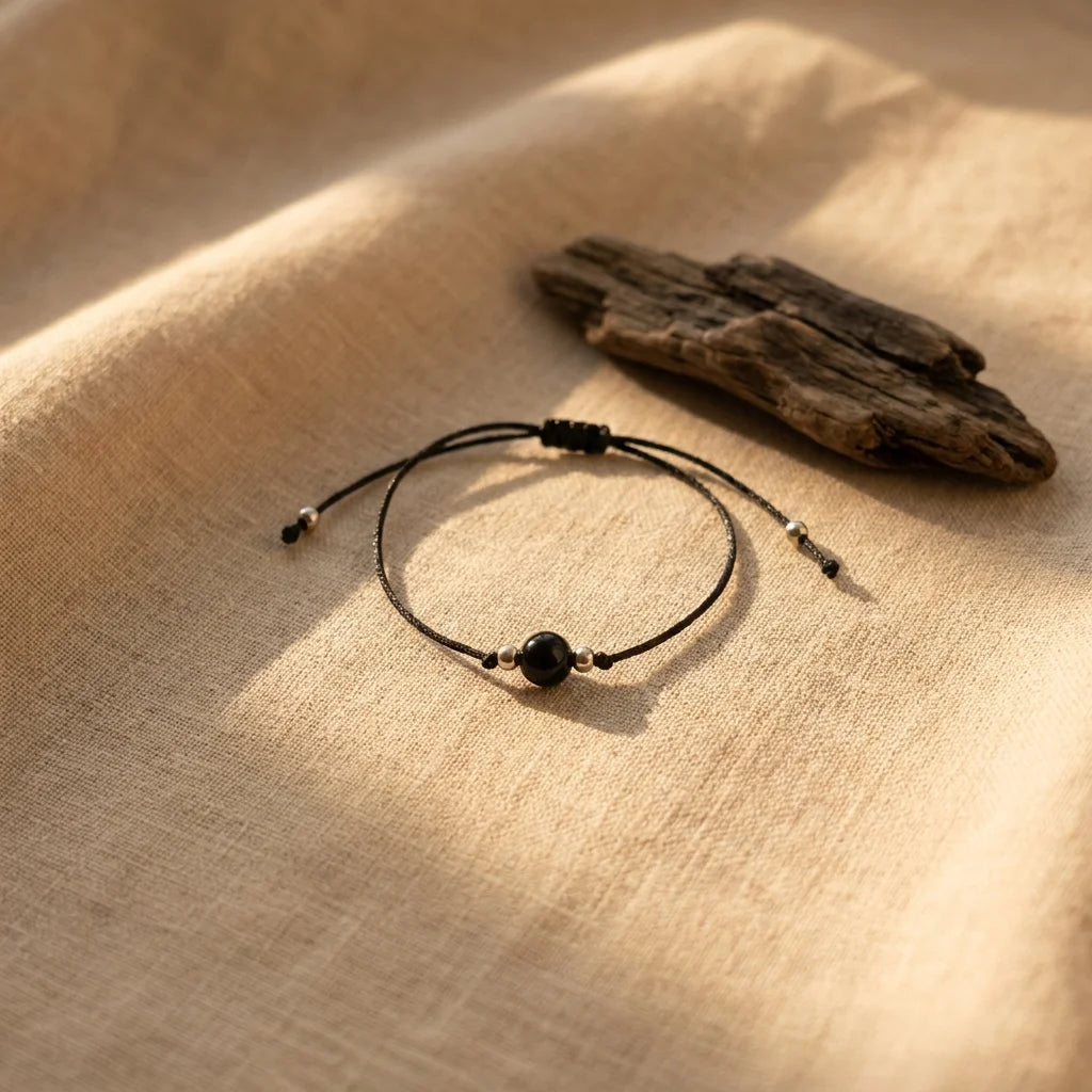 Obsidian Armband – Naturband – Produktfoto 1