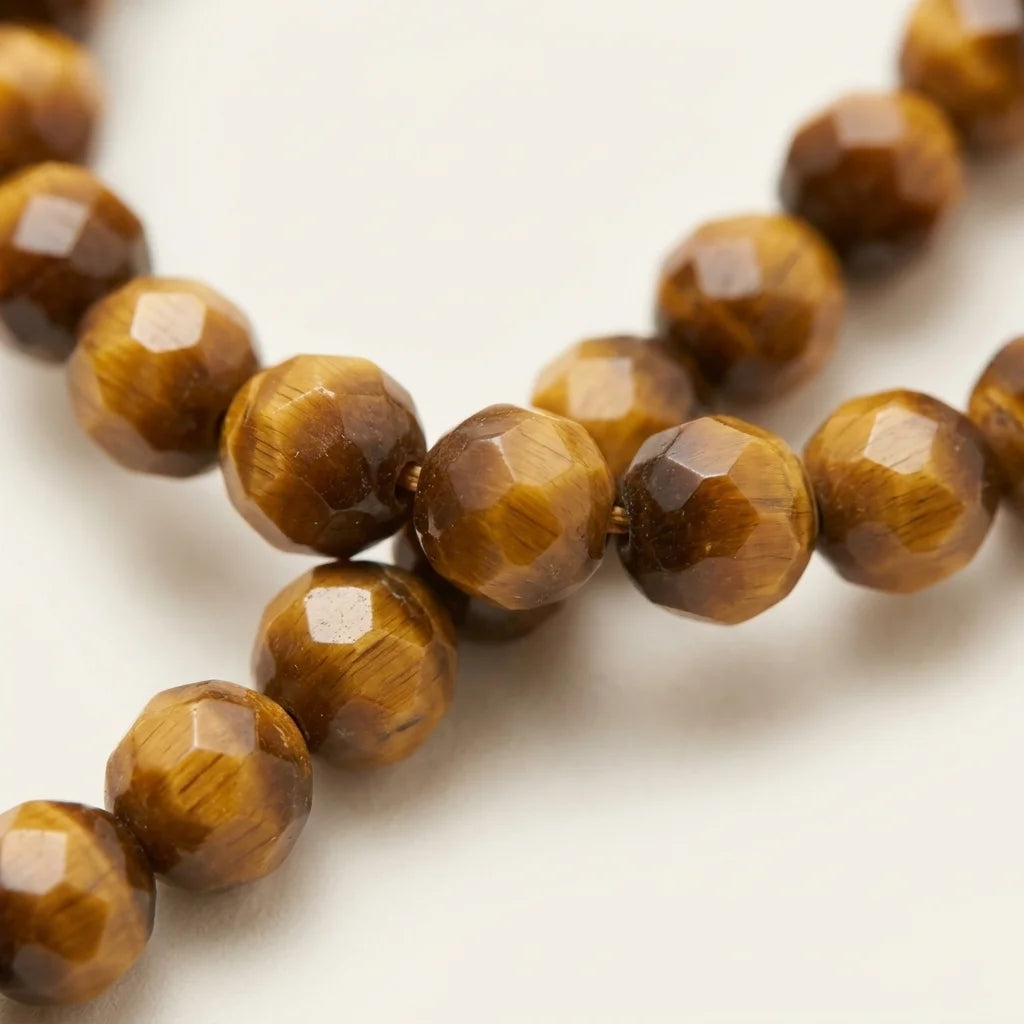 Tigerauge Mut-Armband – Sonne – Detail